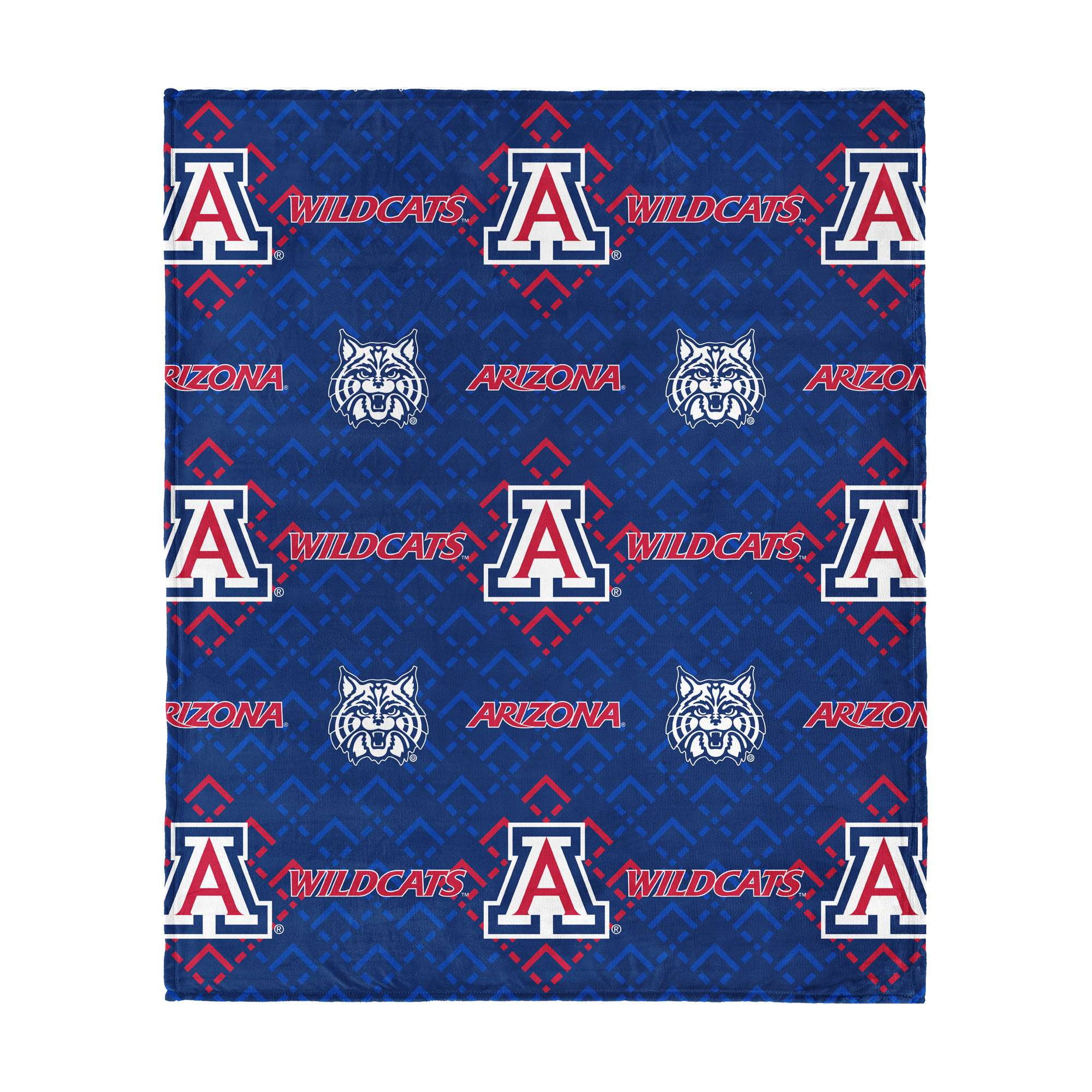 Arizona NCAA Pendant Silk Touch Throw, 60x90 inches