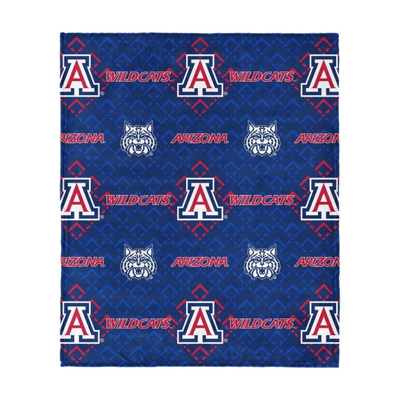 Arizona NCAA Pendant Silk Touch Throw, 60x90 inches