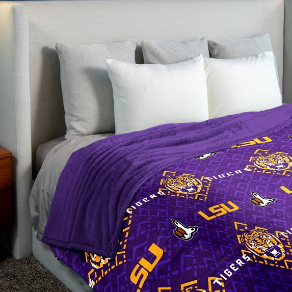 LSU NCAA Pendant Silk Touch Throw, 60x90 inches