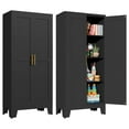 61.02”H Metal Pantry Storage Kitchen Storage with