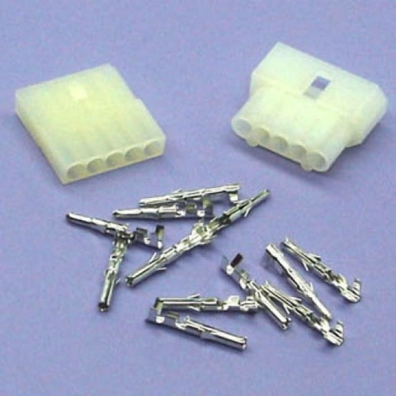 61-405 - MOLEX KIT 5POS 1X5 1SET .062IN PLUG AND RECEPTACLE W/PINS 5A@25V
