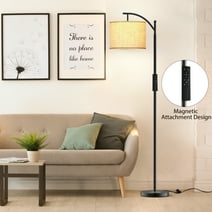 61.8'' Arched/Arc Floor Lamp with Remote Control and Bulb Included