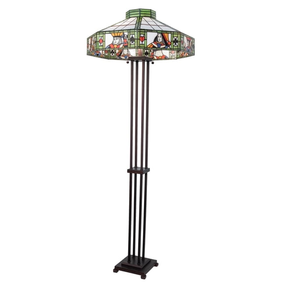61" High Poker Face Floor Lamp