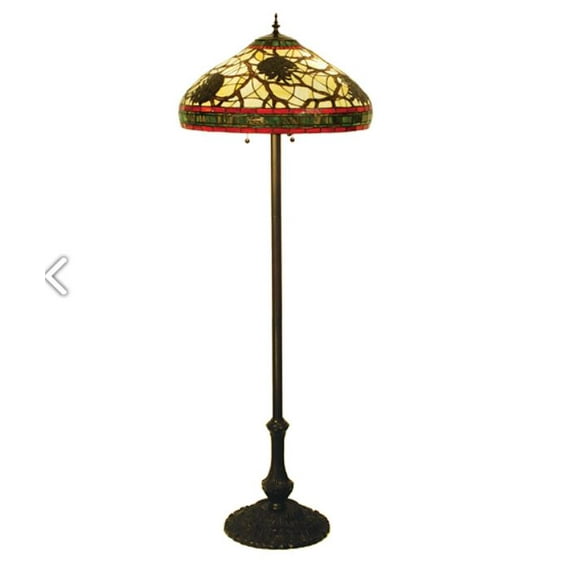 61" High Tiffany Pinecone Floor Lamp