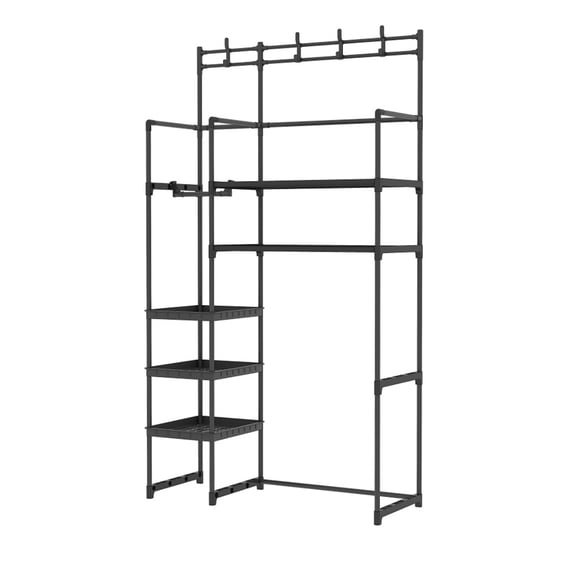 61 Inch Storage Rack Above Toilet Multi Layer Bathroom Storage Rack For Toiletries And Daily Necessities