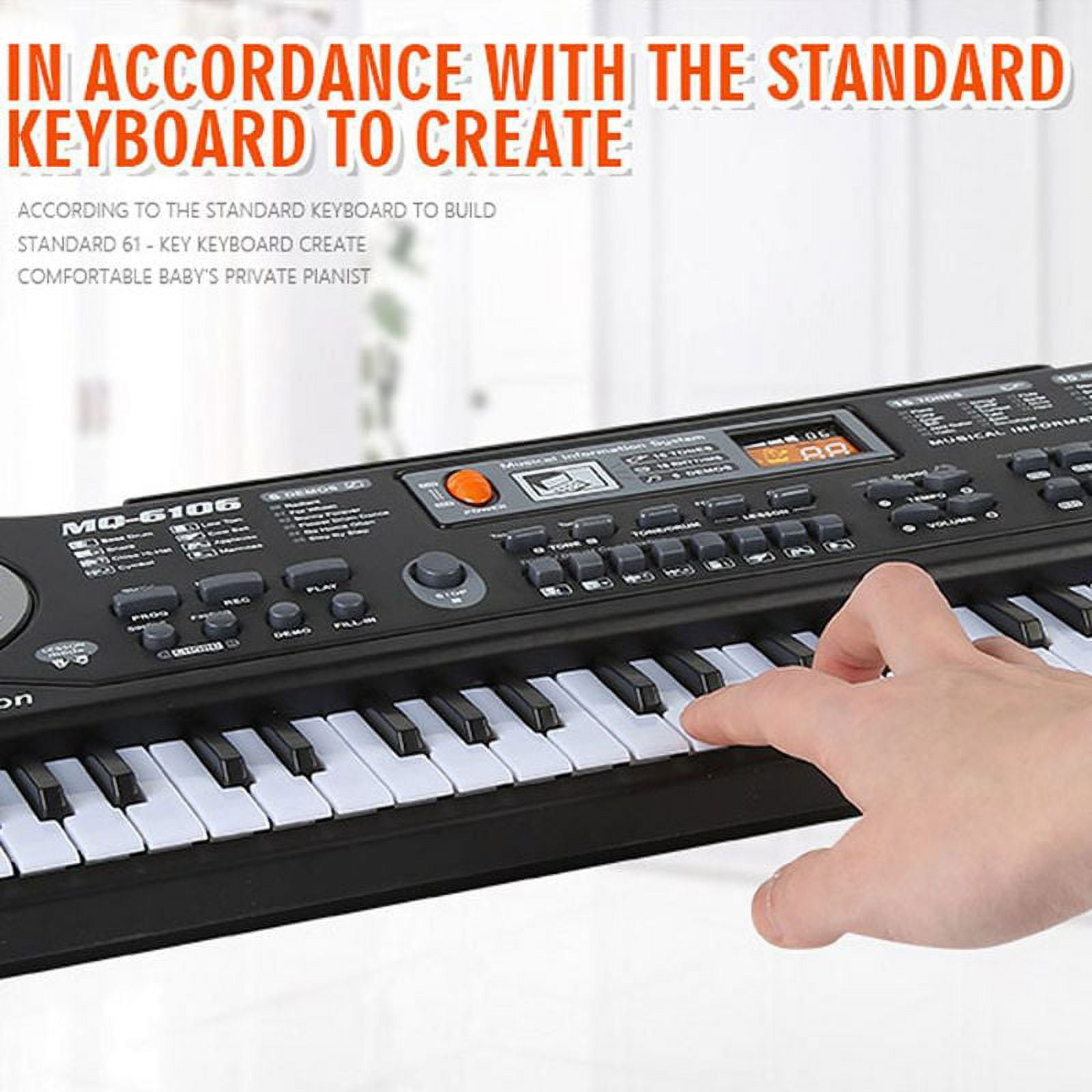 61 Key Digital Music Electronic Keyboard Key Board Electric Piano