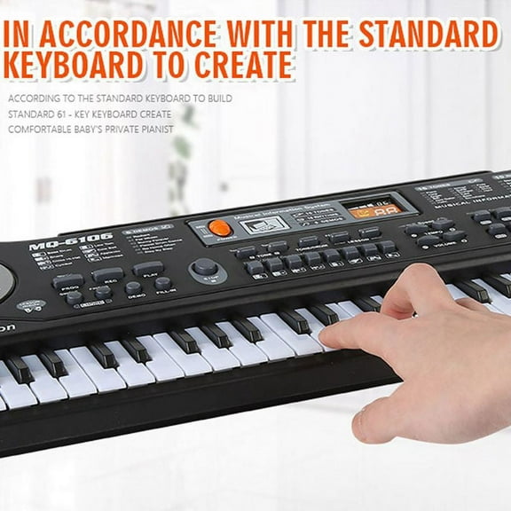61 Key Digital Music Electronic Keyboard Key Board Electric Piano Children Gift US Plug Electronic Organ