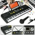 thumbnail image 1 of 61-Key Electronic Keyboard Portable Digital Music Piano with USB, Mic, & Headset, 1 of 7