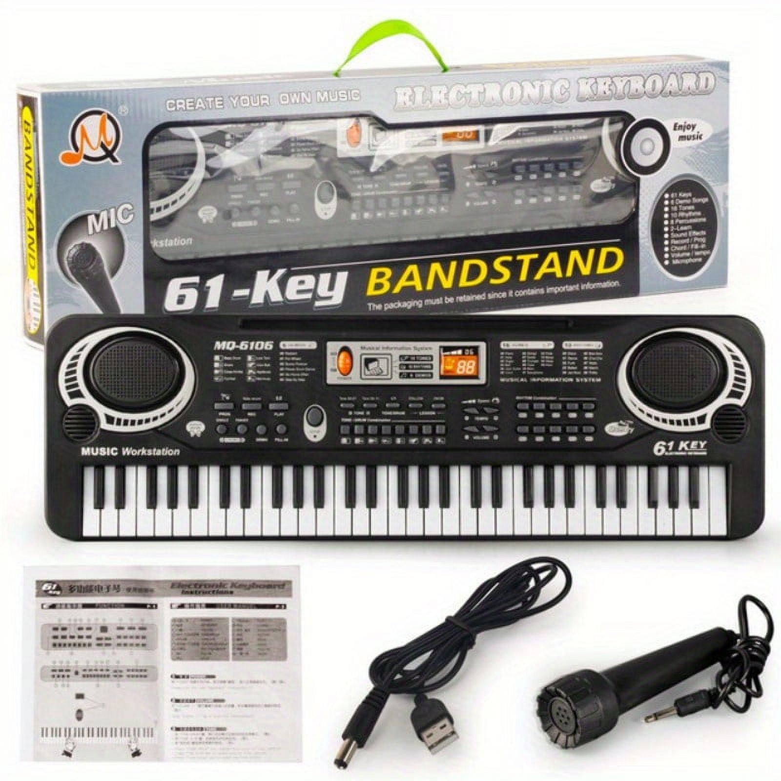 61 Key Electronic Piano Electronic Piano Keyboard USB Cable With