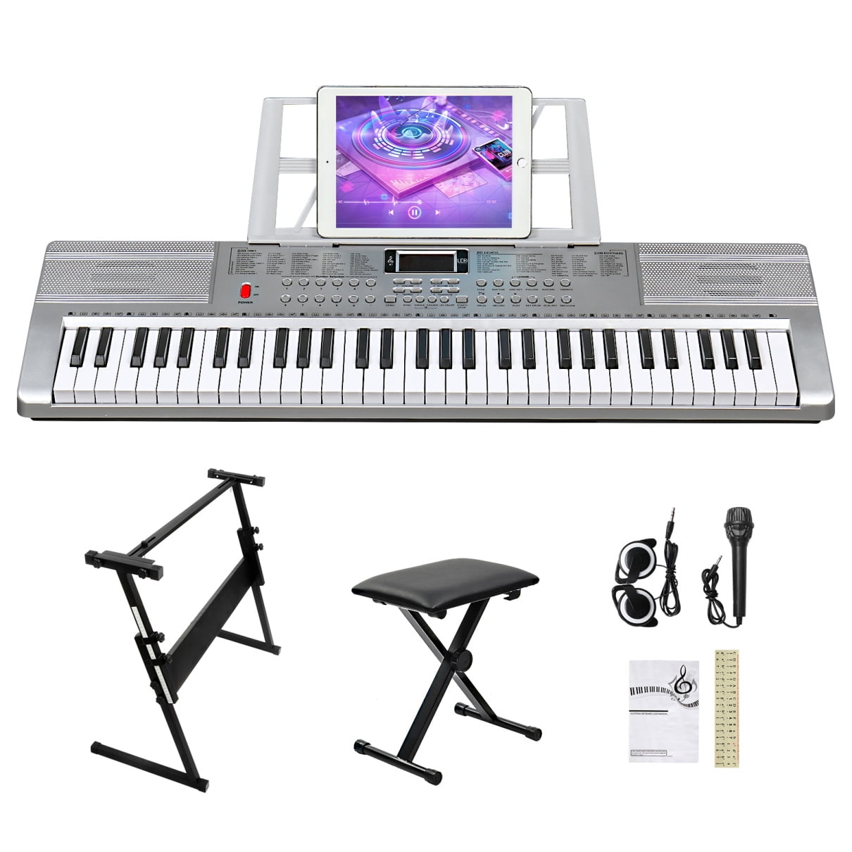 61 Key Keyboard Piano, Electric Keyboard Piano for Beginners with