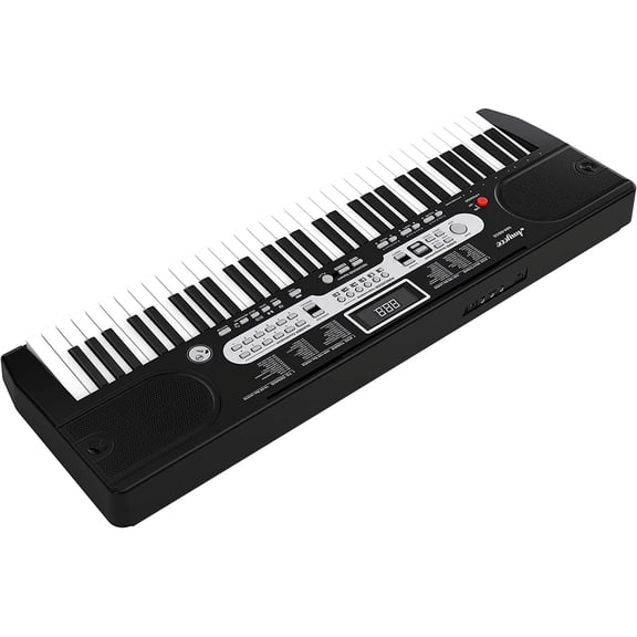 61-Key Portable Keyboard Electric Piano with Microphone and Headphone Mode