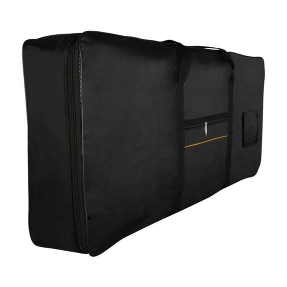 61 Keys Electric Keyboard Bag with Waterproof Oxford Fabric and Convenient Double Pocket Designs Protective Covers