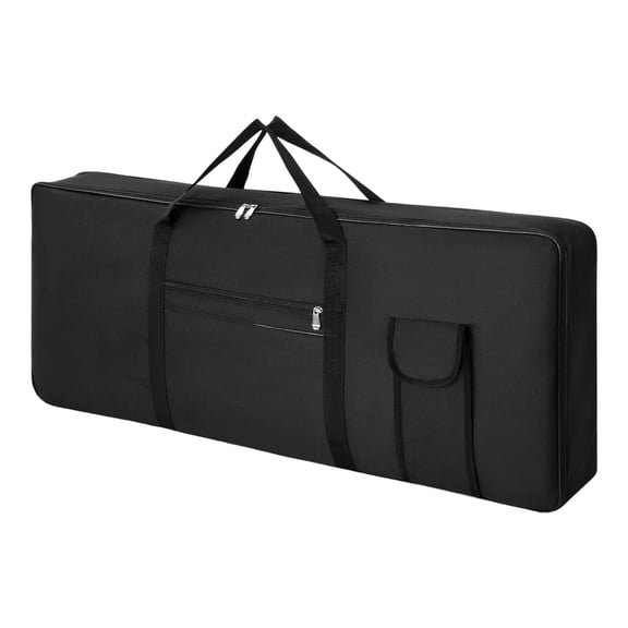 61 Keys Electronic Keyboard Gig Bag Piano Carry Case Shockproof Nylon Travel Storage for Beginner Adult Musicians