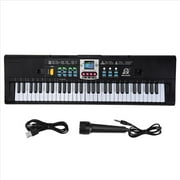 61 Keys Electronic Piano Digital Music Keyboard Musical Instrument Gift with Microphone for Kids Beginners