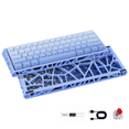 thumbnail image 1 of 61 Keys Mechanical Keyboard, 60% Layout, Hollow Shell in 6 Colors, RGB Backlit, Full N-Key Rollover, Hot-Swappable Linear Red Switch, Backlit PBT Keycaps, 1 of 10