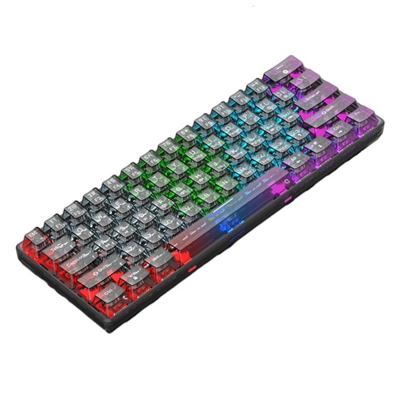 61 Keys Mechanical Keyboard USB RGB Backlit Gaming Mechanical Keyboard For Desktop Household Computer Accessories