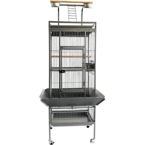 Photo inspiration: Picture Idea: Xx Large Deluxe Wrought Iron Bird Parrot Cage With Open