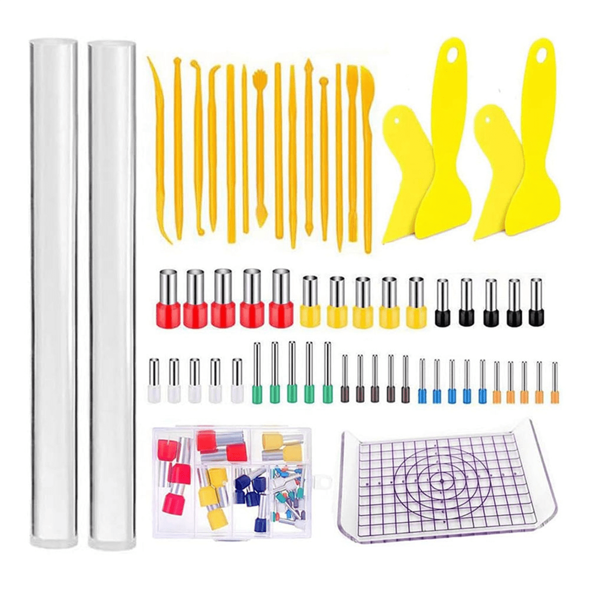 3Sizes Silicone Pottery Clay Tool Shaping Supplies Tool Set For Clay Pottery, Mud Clay Tool, Soft Rubber Pottery Ribs | TR