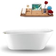 thumbnail image 1 of 61" Streamline N1520BGL Freestanding Tub and Tray With Internal Drain, 1 of 7