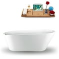 thumbnail image 1 of 61" Streamline N1520BNK Freestanding Tub and Tray With Internal Drain, 1 of 7