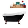 thumbnail image 1 of 61" Streamline N481ORB-IN-ORB Clawfoot Tub and Tray With Internal Drain, 1 of 7