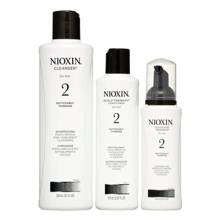 ($61 Value) Nioxin System 2 Start Kit, 3 Piece Set
