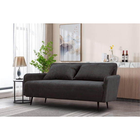 61"W Loveseat Sleeper with 18" Arm Height / Relaxing Seating Option