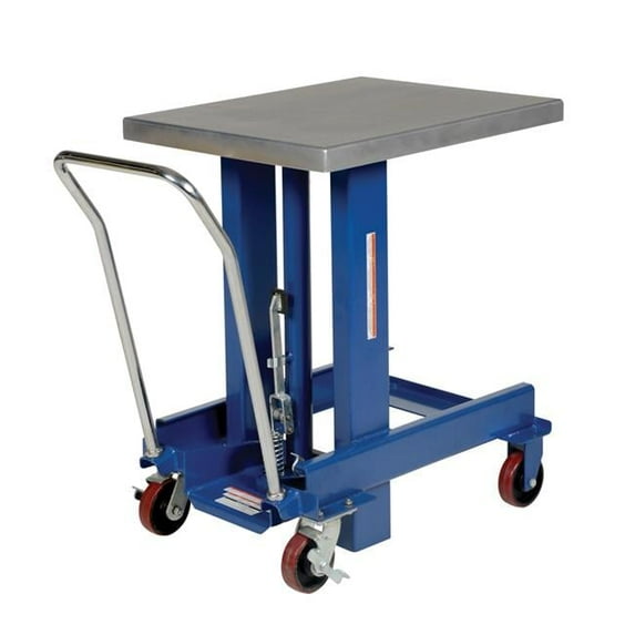 61 in. Ergo Manual Chrome Platform Table