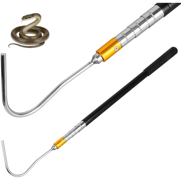 61 inch Snake Hook Reptile Capture Rod Used for Capturing, Controlling, or Moving Python Heads