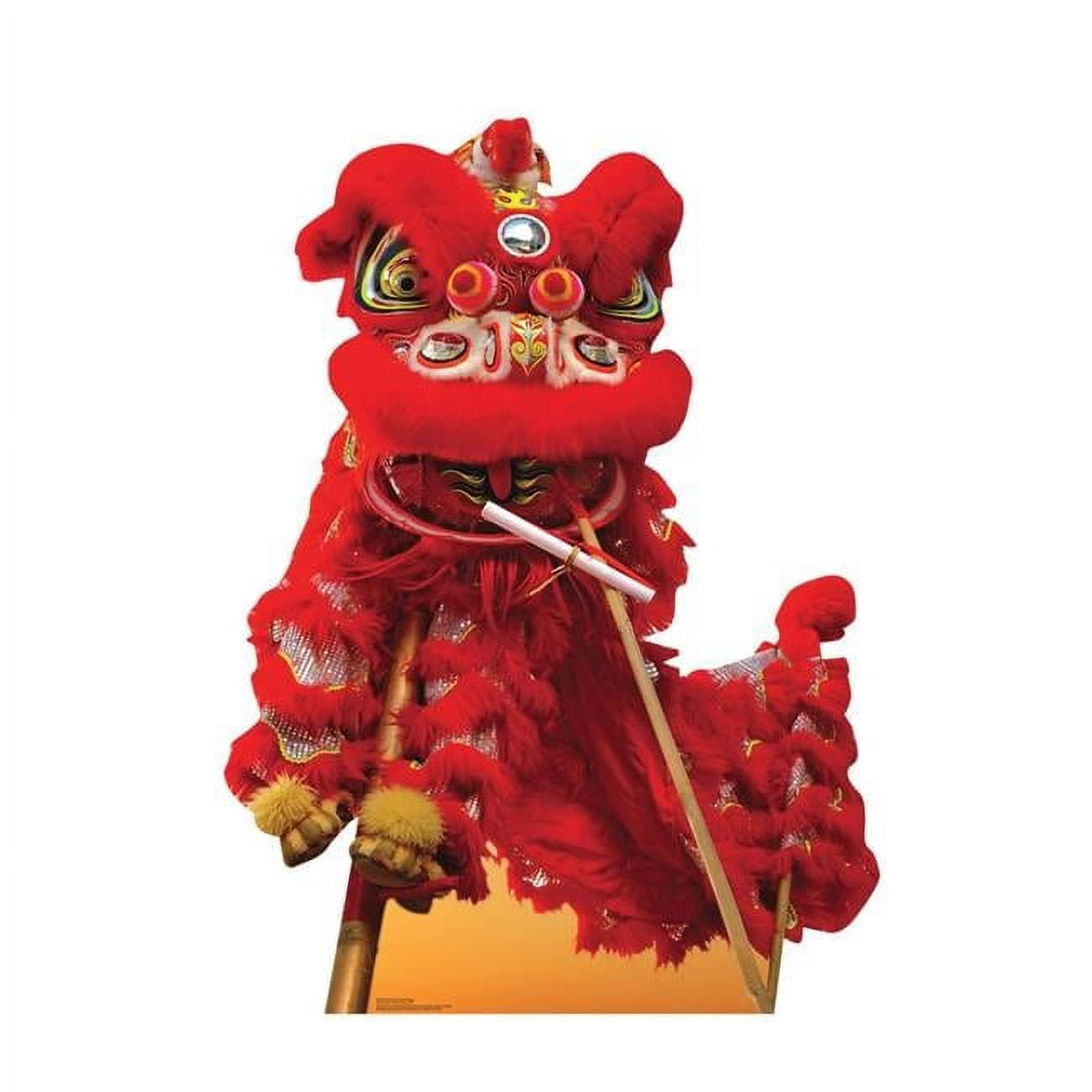 61'' Red Chinese New Year Dragon Cardboard Standup
