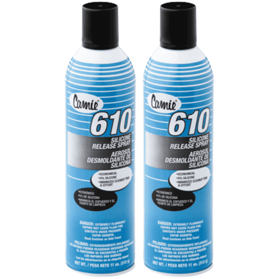 610 CAMIE Silicone Release Spray. (2 Pack)