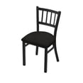 thumbnail image 1 of 610 Contessa 18" Chair with Black Wrinkle Finish and Canter Espresso Seat, 1 of 2