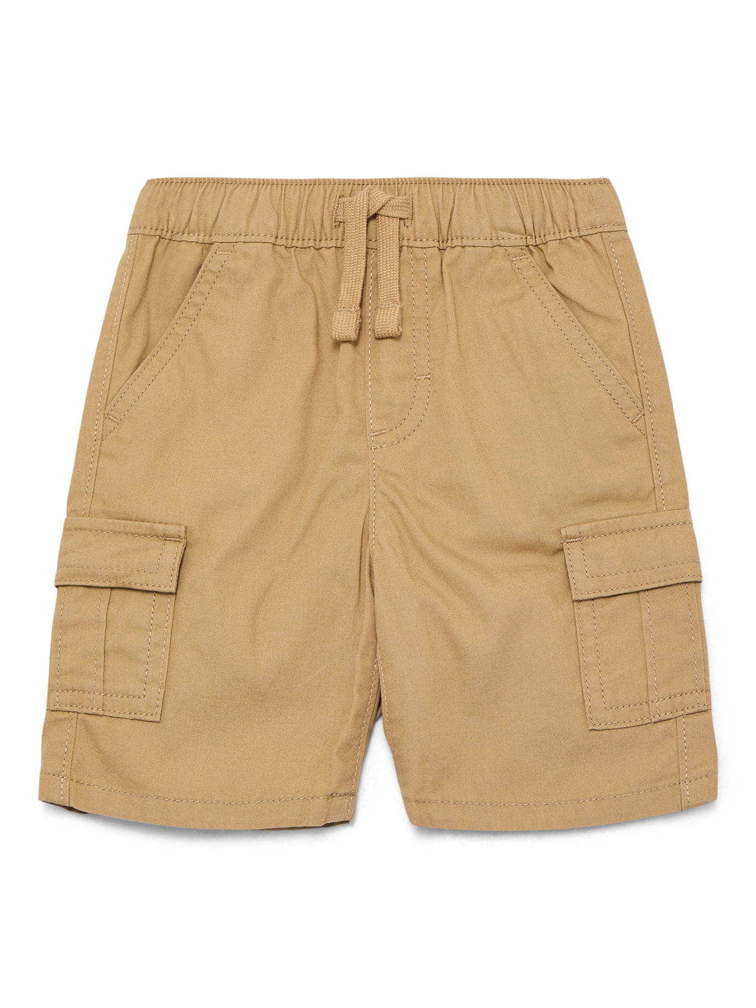 Wonder Nation Baby and Toddler Boys Cotton Cargo Shorts, Sizes 12M-5T