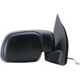 thumbnail image 1 of 61091F - Fit System Passenger Side Mirror for 99-00 Ford F250, F350, F450, F550 Super Duty Pick-Up, black, foldaway, flat lens, Power, 1 of 1