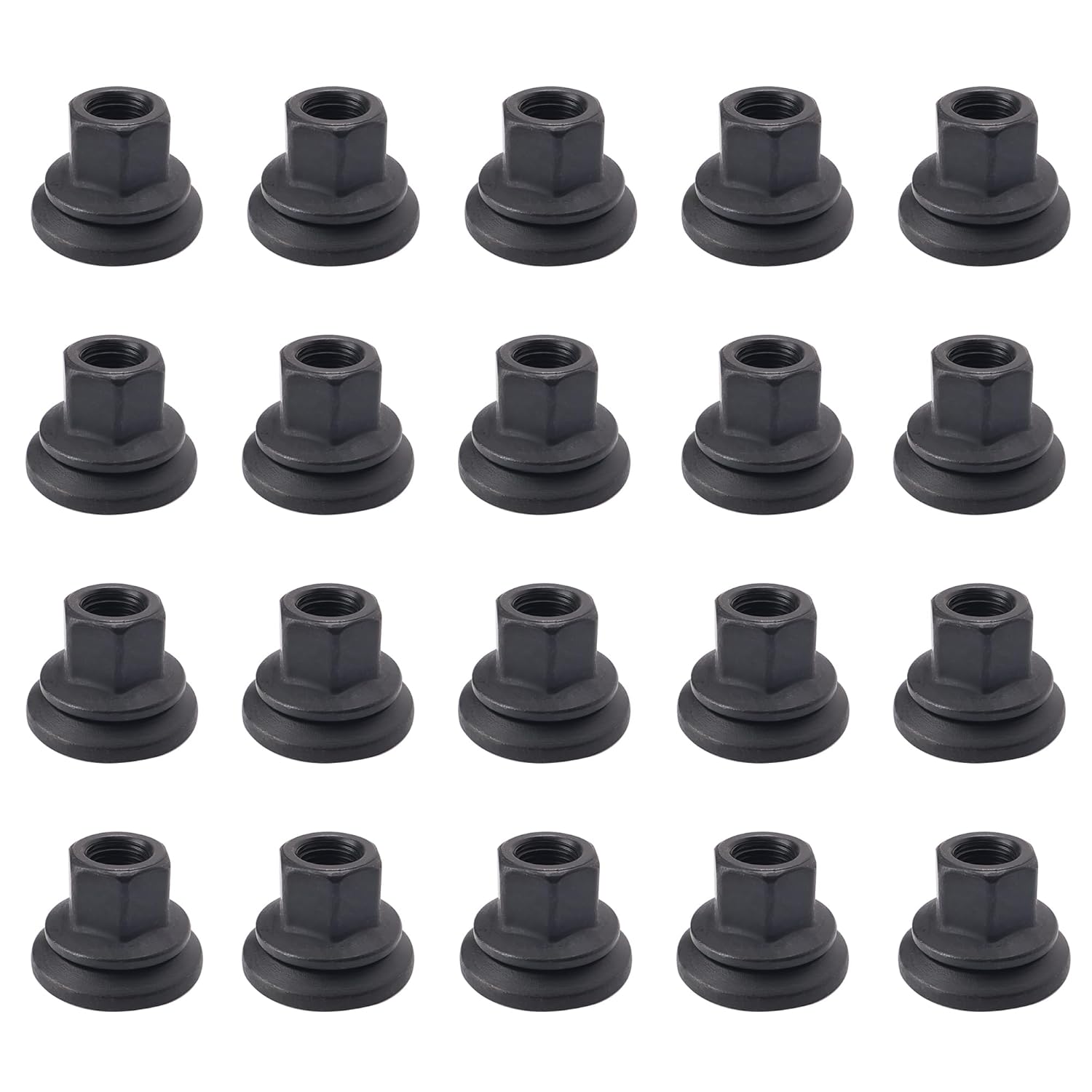 10-Pack Wheel Lug Nuts For Dodge Ram 3500-5500 2012-2023 – M14-1.50, 22mm Hex, 28.5mm Length