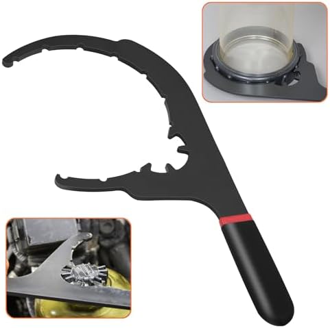 61130 Diesel Fuel Filter Wrench for Davco 8'' Fuel Water Filter Wrench Fuel Filter Removal Tool for DD13, DD15, DD16 Diesel Engine