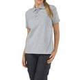 thumbnail image 1 of #61164 Women's Tactical Short Sleeve Polo Shirt, Heather Grey, X-Large, 1 of 5