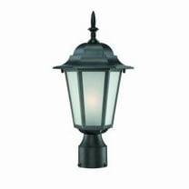 6117BK/FR Acclaim Lighting Camelot 1 Light Post Mounted Fixture - 9.25 Inches Wide by 15.25 Inches High