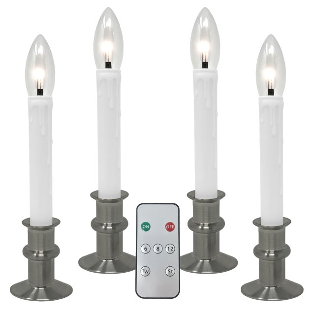 612 Vermont Slimline UltraBright LED Window Candles, Battery Operated