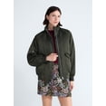 thumbnail image 1 of Free Assembly Women's Bow Tie Bomber Jacket, Sizes XS-XXL, 1 of 6