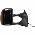 thumbnail image 1 of 61213F - Fit System Passenger Side Tow Mirror for 01-05 Ford Excursion, 01-07 F250, F350, F450, F550 Super Duty Pick-Up from 02/18/01, blk, PTM cover, extendable, signal, dual lens, fold, Heated Power, 1 of 1