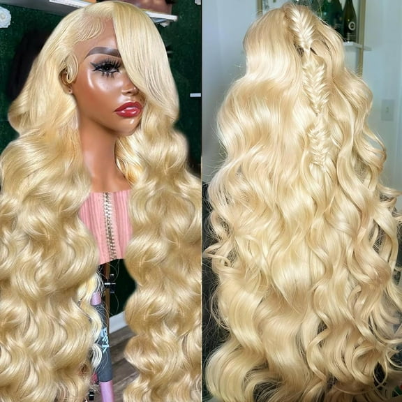 613 5x5 Lace Front Wig Human Hair 200 Density Body Wave 613 Blonde Wig Human Hair 5x5 200 Density HD Lace Front Closure Wigs Human Hair Blonde Pre Plucked for Women