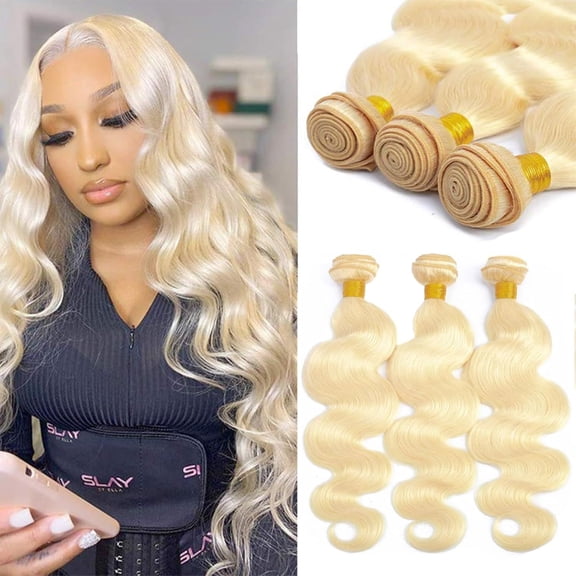 613 Blonde Body Wave Human Hair Wig Natural Body Wave Texture Long Length Full Cap For Daily Wear And Special Events