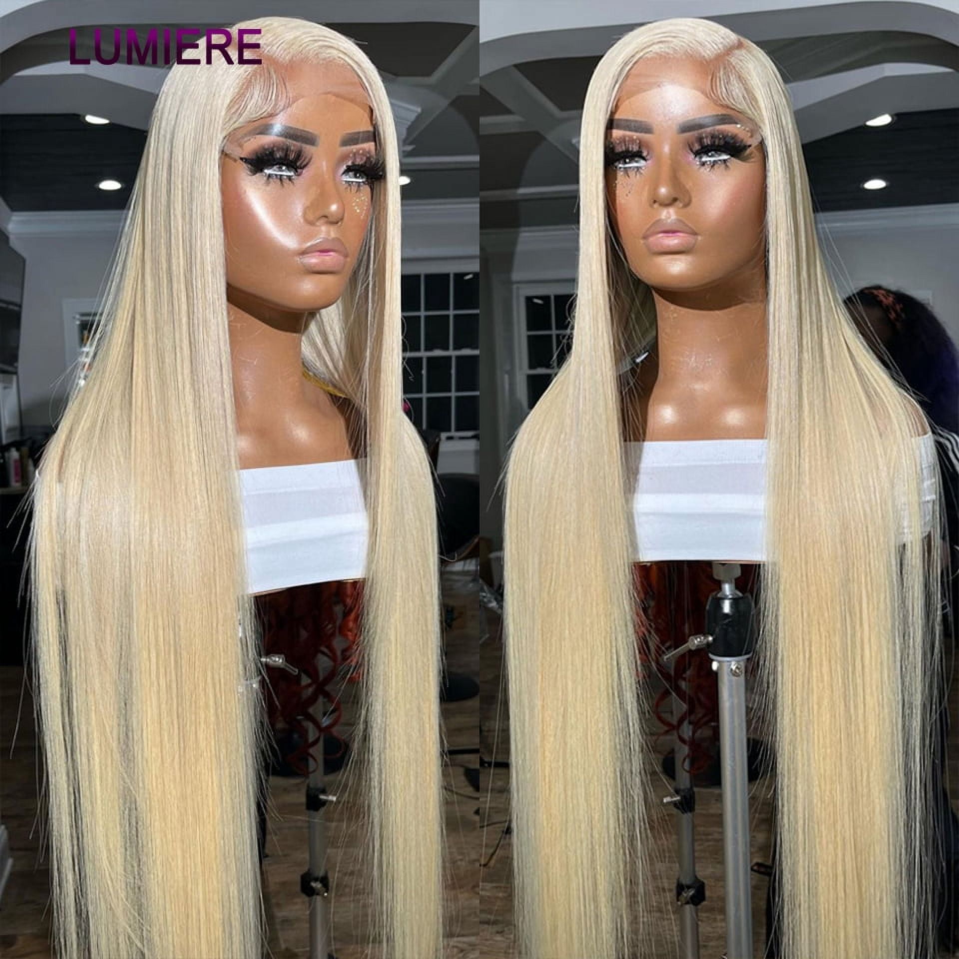 613 Honey Blonde Lace Front Human Hair Wig 24 Inch Remy 