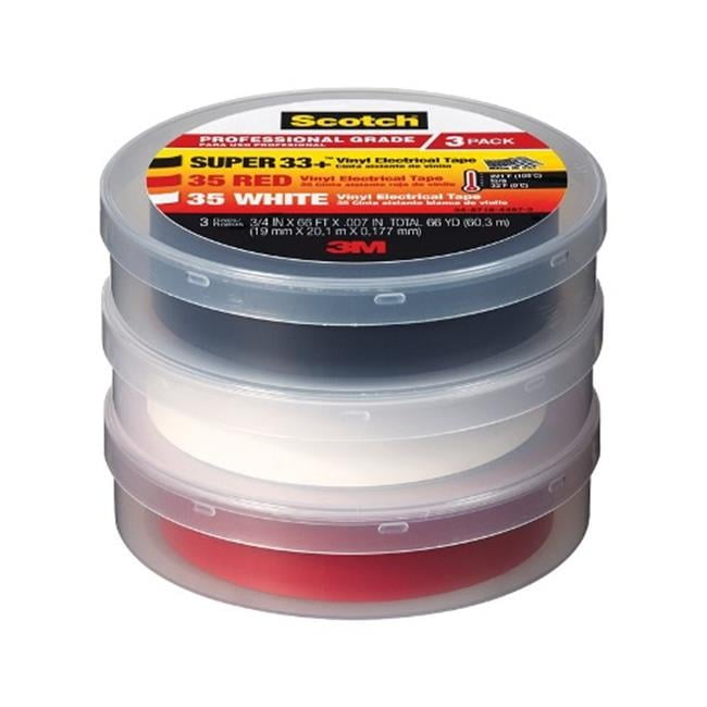 6132-10828-6 0.75 in. Vinyl Electrical Tape Assorted