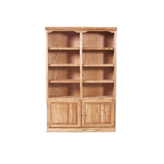 6132D-6135D 48"W Bookcase with Lower Doors