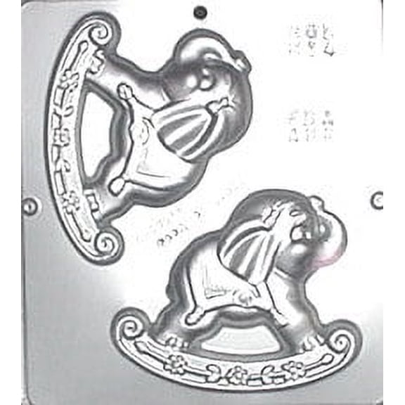 614 Elephant Rocker Assembly Chocolate Candy Mold