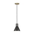 thumbnail image 1 of 6141301EN3-848-Generation Lighting-Sea Gull Lighting-Towner-60W One Light Mini-Pendant in Transitional Style-7 Inch wide by 8.5 Inch high-Satin Brass, 1 of 2