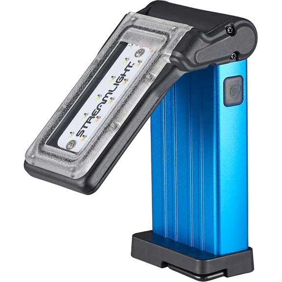 61502500 lumen rechargeable multi-functional compact work light, blue