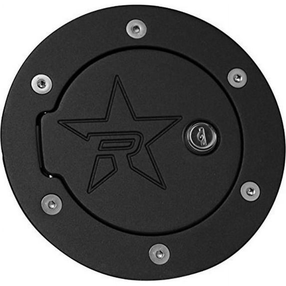 6152KL RX-2 Black Locking Fuel Door for 2015-2018 Ford F-150